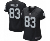 Women's Oakland Raiders #83 Darren Waller Game Black Team Color Football Jersey