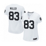 Women's Oakland Raiders #83 Darren Waller Game White Football Jersey