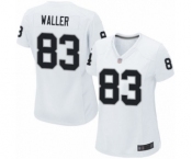 Women's Oakland Raiders #83 Darren Waller Game White Football Jersey