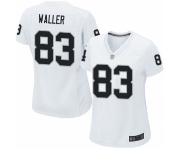 Women's Oakland Raiders #83 Darren Waller Game White Football Jersey