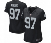 Women's Oakland Raiders #97 Josh Mauro Game Black Team Color Football Jersey