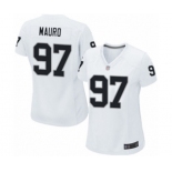 Women's Oakland Raiders #97 Josh Mauro Game White Football Jersey