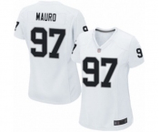 Women's Oakland Raiders #97 Josh Mauro Game White Football Jersey