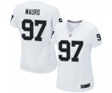 Women's Oakland Raiders #97 Josh Mauro Game White Football Jersey