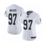 Women's Oakland Raiders #97 Josh Mauro White Vapor Untouchable Limited Player Football Jersey