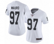 Women's Oakland Raiders #97 Josh Mauro White Vapor Untouchable Limited Player Football Jersey