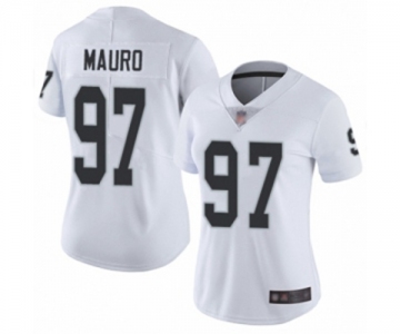 Women's Oakland Raiders #97 Josh Mauro White Vapor Untouchable Limited Player Football Jersey