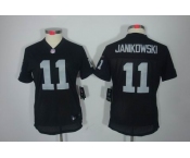 nike women nfl jerseys oakland raiders #11 janikowski black[nike limited]