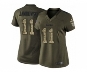 nike women nfl jerseys oakland raiders #11 sebastian janikowski army green[nike Limited Salute To Service]