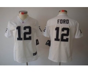 nike women nfl jerseys oakland raiders #12 jacoby ford white[nike limited]