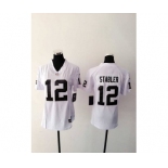 nike women nfl jerseys oakland raiders #12 stabler white[nike][stabler]