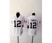 nike women nfl jerseys oakland raiders #12 stabler white[nike][stabler]