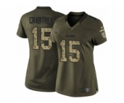 nike women nfl jerseys oakland raiders #15 crabtree army green[nike Limited Salute To Service]