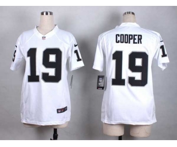 nike women nfl jerseys oakland raiders #19 cooper white[nike]