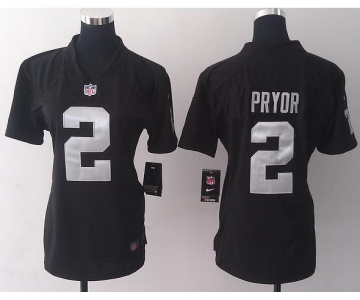 nike women nfl jerseys oakland raiders #2 pryor black[nike]