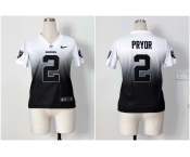 nike women nfl jerseys oakland raiders #2 pryor white-grey[nike drift fashion][second version]