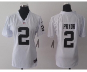 nike women nfl jerseys oakland raiders #2 pryor white[nike]