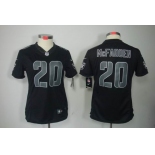 nike women nfl jerseys oakland raiders #20 darren mcfadden black[nike impact limited]