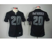 nike women nfl jerseys oakland raiders #20 darren mcfadden black[nike impact limited]