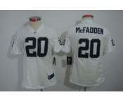 nike women nfl jerseys oakland raiders #20 darren mcfadden white[nike limited]