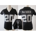 nike women nfl jerseys oakland raiders #20 mcfadden black[draft him ii top]