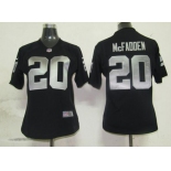 nike women nfl jerseys oakland raiders #20 mcfadden black[nike]