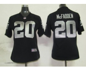 nike women nfl jerseys oakland raiders #20 mcfadden black[nike]