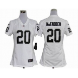 nike women nfl jerseys oakland raiders #20 mcfadden white[nike]