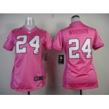 nike women nfl jerseys oakland raiders #24 woodson pink[nike love]