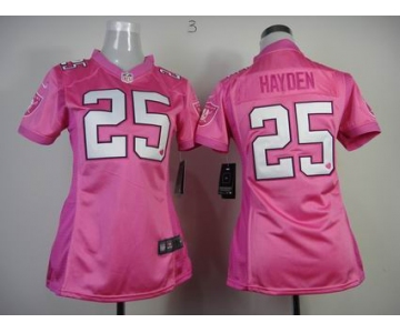 nike women nfl jerseys oakland raiders #25 hayden pink[nike love]