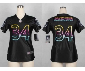 nike women nfl jerseys oakland raiders #34 bo jackson black[nike fashion]