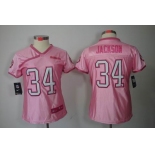 nike women nfl jerseys oakland raiders #34 jackson pink[2012 nike love]