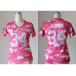 nike women nfl jerseys oakland raiders #34 jackson pink[fashion camo]