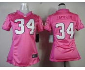 nike women nfl jerseys oakland raiders #34 jackson pink[nike love]