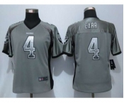 nike women nfl jerseys oakland raiders #4 carr grey[Elite drift fashion]