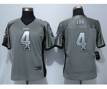 nike women nfl jerseys oakland raiders #4 carr grey[Elite drift fashion]