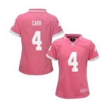 nike women nfl jerseys oakland raiders #4 carr pink[nike 2015]