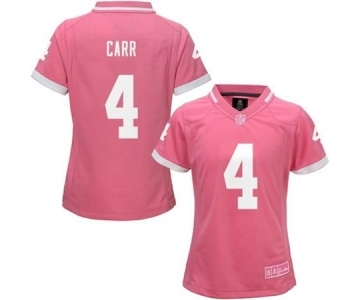 nike women nfl jerseys oakland raiders #4 carr pink[nike 2015]