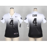 nike women nfl jerseys oakland raiders #4 carr white-grey[nike drift fashion][second version]