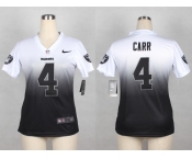 nike women nfl jerseys oakland raiders #4 carr white-grey[nike drift fashion][second version]