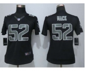 nike women nfl jerseys oakland raiders #52 mack black[nike impact limited]