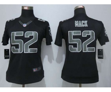 nike women nfl jerseys oakland raiders #52 mack black[nike impact limited]