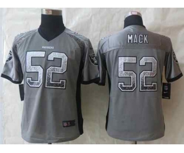 nike women nfl jerseys oakland raiders #52 mack grey[Elite drift fashion]