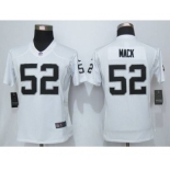 nike women nfl jerseys oakland raiders #52 mack white[nike limited]