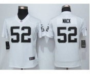 nike women nfl jerseys oakland raiders #52 mack white[nike limited]