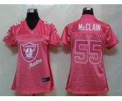 nike women nfl jerseys oakland raiders #55 mcclain pink[2012 fem fan]