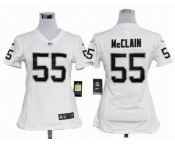 nike women nfl jerseys oakland raiders #55 mcclain white[nike]