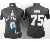 nike women nfl jerseys oakland raiders #75 howie long black[portrait fashion]