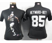 nike women nfl jerseys oakland raiders #85 heyward-bey black[portrait fashion]