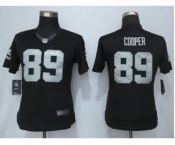 nike women nfl jerseys oakland raiders #89 cooper black[nike limited][cooper]